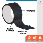 Fita Adesiva Silvertape Isolante Multiuso Preta 48mm X 5m - S