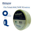 Fita Adesiva Telada Para Drywall Gesso 90m X 48mm Waltape
