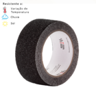 Fita Antiderrapante 50 Mm X 05 Metros - Preta