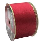 Fita Aramada Decoração Natalina 6cm X 9,14m Vermelha