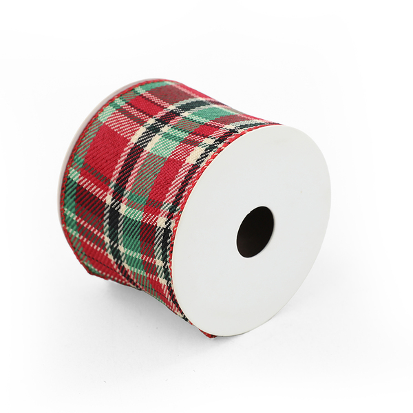 FITA ARAMADA XADREZ VERM VERD 6,3X9,14CM