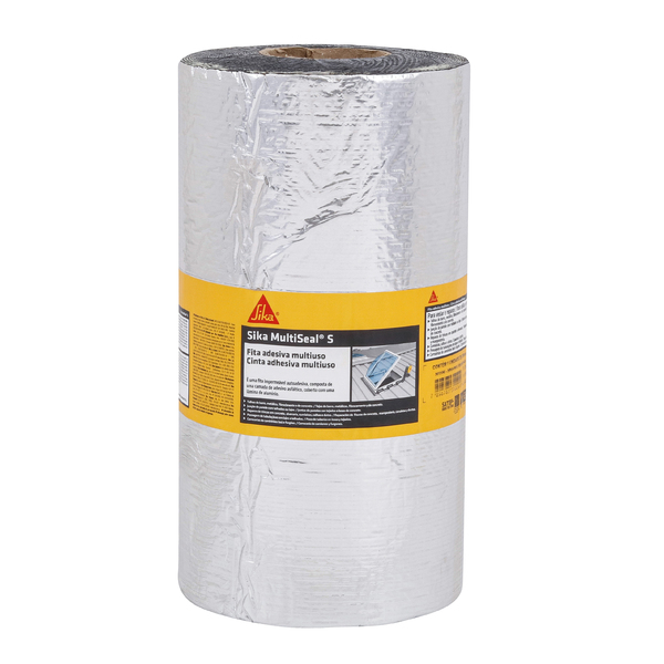 Fita Asfáltica Autoadesiva Alumínio 2mm 15cmx10m Multiseal-S Sika