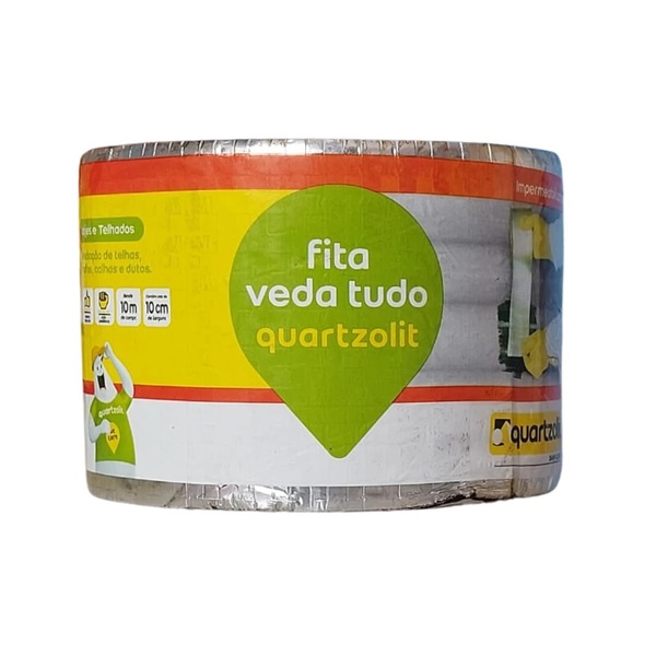 Fita Asfáltica Aluminizada Autoadesiva Reparos Telhados Veda