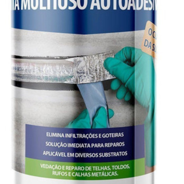 Fita Asfáltica Autoadesiva - Tapa Goteira Viapol 10m X 30cm