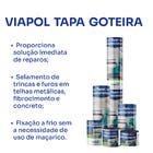 Fita Autoadesiva para Telhado 10cmx10m Multiuso|Tapa Goteira Viapol