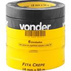 Fita Crepe 18mm X 50m Branca Papel Crepado - Vonder