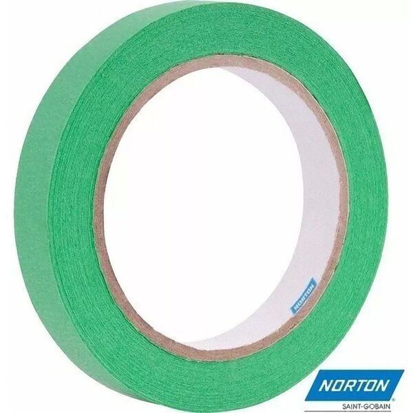 Fita Crepe 18x40m  Automotivo Premium Verde Norton
