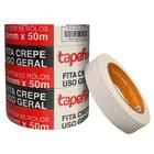 Fita Crepe Adere Tapefix Uso Geral 423 24mm X 50m - Embalagem