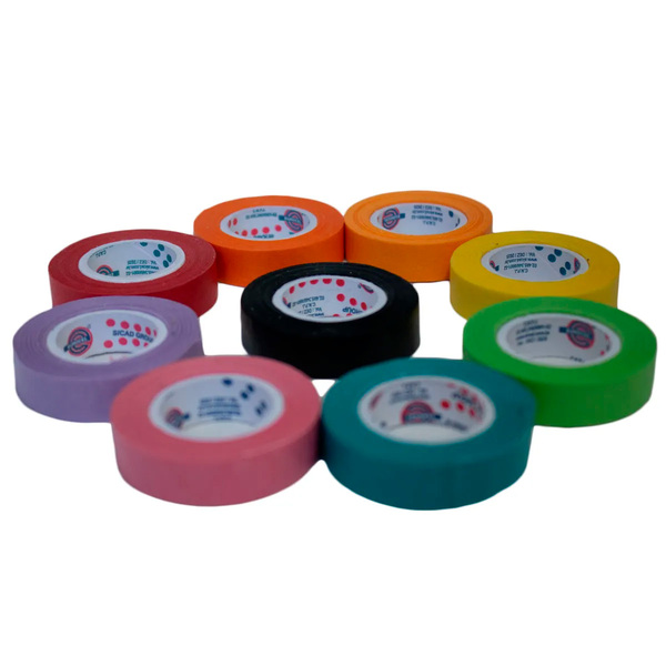 Fita Crepe Adesiva Colorida Fina 12mm X 10m 9 Unidades