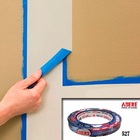 Fita Crepe Azul Pintura Imobiliaria Parede 18mm X 50m Adere
