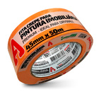 Fita Crepe para Pintura Imobiliária Laranja 4,5x500cm Adere