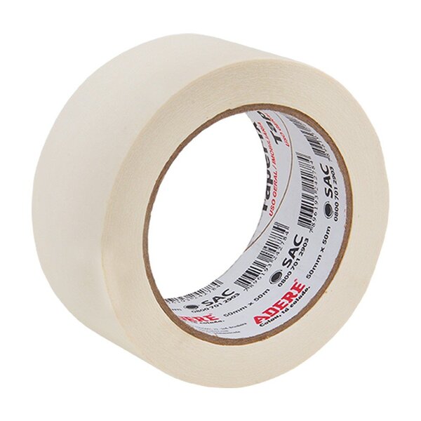 Fita Crepe Tapefix 423 Uso Geral Palha 50m (24mm) Adere