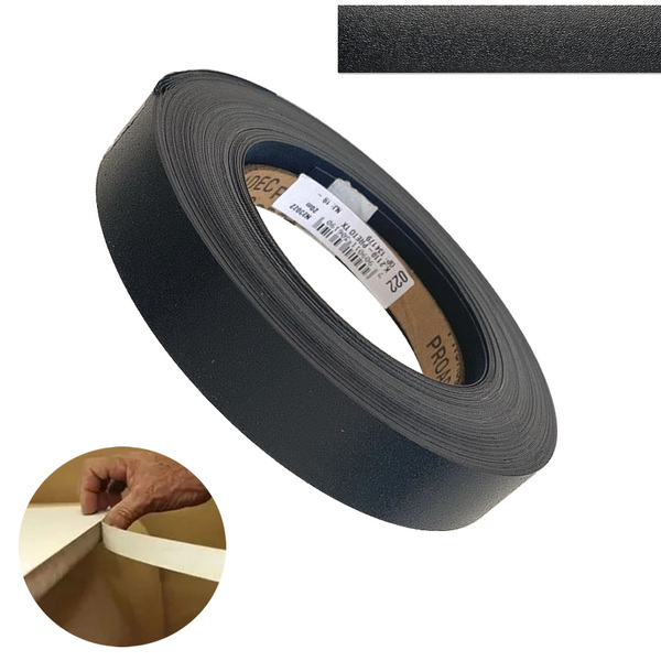 Fita De Borda Pvc Preto Tx 22mm X 20m Proadec