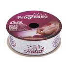 Fita De Cetim Ecf005h - 22mm X 10 Metros - Cor 871 - Feliz Na