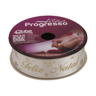 Fita De Cetim Ecf005h - 22mm X 10 Metros - Cor 875 - Feliz Na