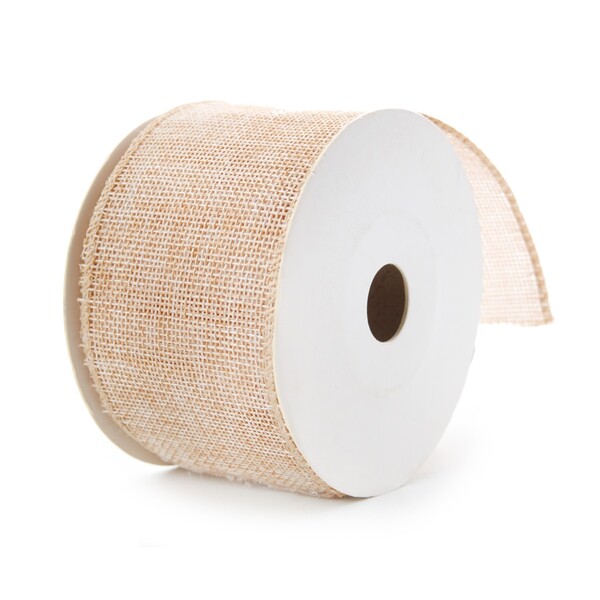 Fita de Decoração Lisa Bege 91,4x6,3x0,05cm Cromus