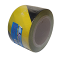 Fita de Demarcação Solo Zebrada 70mmx200m Demarcar Áreas