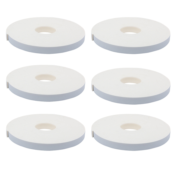 Fita De Espuma 5 Metros Adesiva Kit 6 Uni Porta Janela Vidro