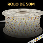 Fita De Led 240leds/m 20w Nordecor Rolo 50 Metros 12v Ip20 Br