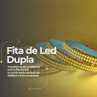 Fita De Led 5 Metros Dupla 480 Leds 30w/m 12v Bivolt Ip20 600