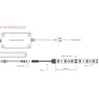 Fita De Led Interna 8w/m 12v Branco Quente Avant