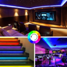 Fita De Led Mbled Rgb 5 Metros Com Controle E Fonte Bivolt