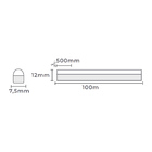 Fita De Led Neon Nordecor Com 100 Metros Ip65 144leds/m 8w 22