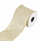 Fita Decorativa de Natal Lisa Dourada 6,3cmx9,14m Cromus