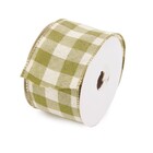 Fita decorativa Xadrez Verde e Branco 9,14x6,3x0,05cm Cromus