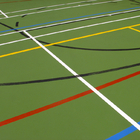 Fita Demarcação De Solo Pvc 100 Mm X 30 Metros - Vermelha