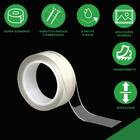 Fita Dupla Face Nano Gel Transparente Lavável - 2 Metros