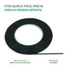 Fita Dupla Face Preta P/ Fixar Tela Display Lcd Tv 4mmx10m