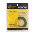 Fita Dupla Face Vonder Acrilica 09mmx02m