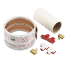 Fita Elétrica Adesiva 18x2 1,5M Kit 2 Pistas 15A 750V