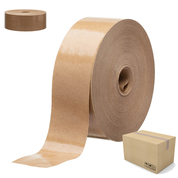 Fita Gomada S/ Reforço Caixa Embalagem Inviolável 8cm 1,5kg