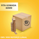 Fita Gomada S/ Reforço Caixa Embalagem Inviolável 8cm 1,5kg