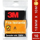 Fita Isolante 3m 18mm X 10m - Embalagem Com 24 Unidades