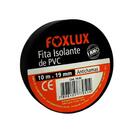 Fita Isolante Antichamas Preta 19mm X 10m - Foxlux, Tamanho: