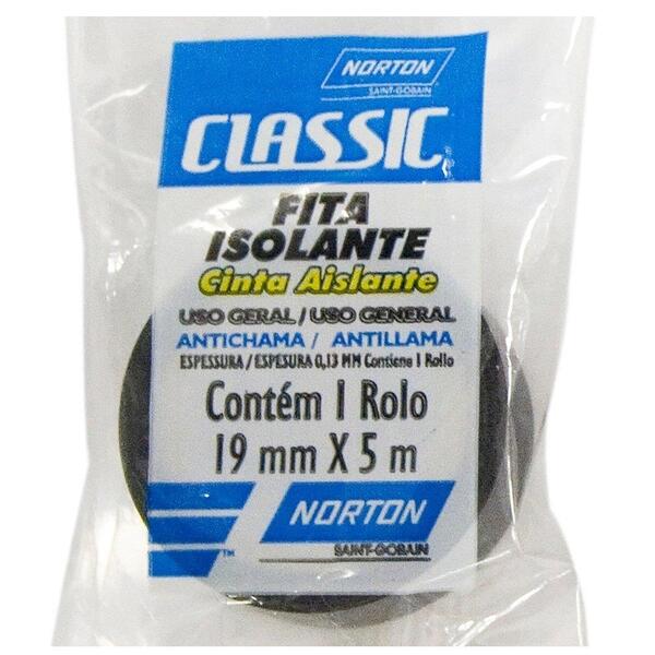 Fita Isolante Norton Classic 19mm X 5m Importada - Embalagem