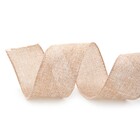 Fita Juta Bege e Ouro 0,05x6,3x9,14cm Cromus