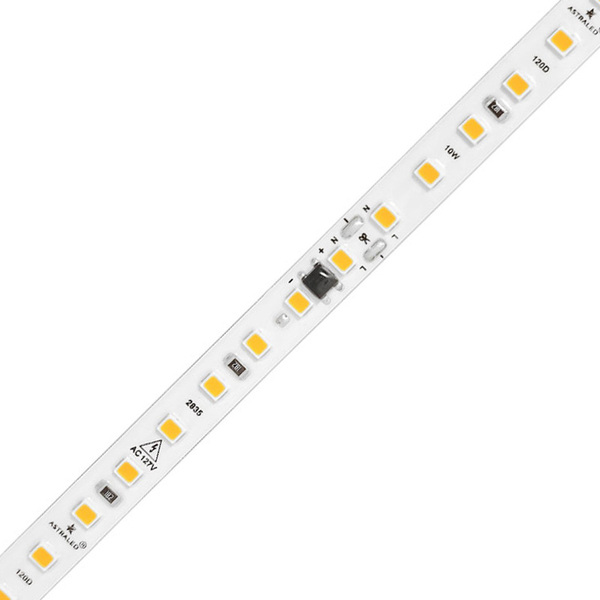 Fita Led 10m 127v Ip44 10w 3000k 120led/m 8mm Nevis-astraled