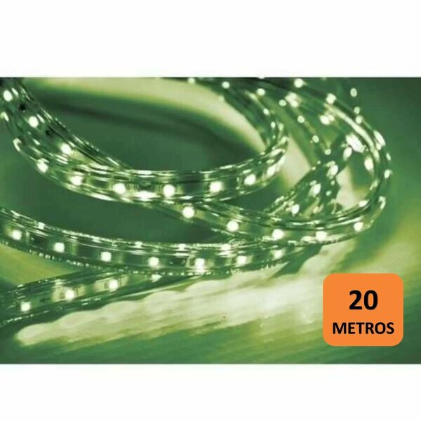 Fita Led 5w 60 Leds Caixa Com 20 Metros 220v Ip67 Taschibra V