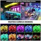 Fita Led Aplicativo Celular Telefone App Cores Rgb 10 Metros