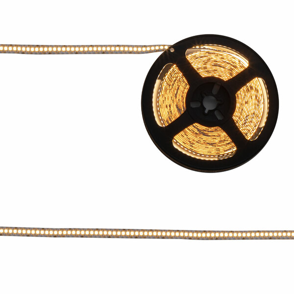 Fita Led Branco Quente Smd2835 240 Leds/m Rolo 5m Ds5040 Deli