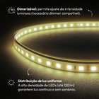 Fita Led Facile Basic 5 Metros 7w 4000k Branco Neutro 60 Leds