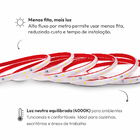Fita Led Facile Basic 5 Metros 7w 4000k Branco Neutro 60 Leds