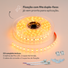 Fita Led Facile Strong 5 Metros 20w 2700k Branco Quente Prova