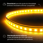 Fita Led Facile Strong 5 Metros 20w 2700k Branco Quente Prova