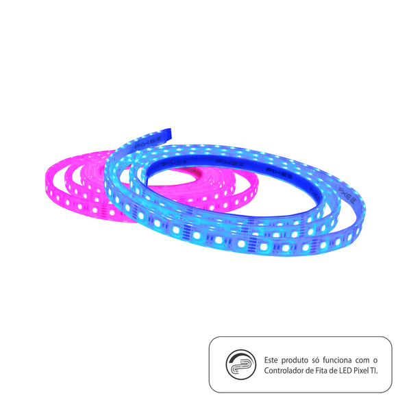 fita led inteligente luz rgb 2m ip66