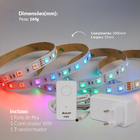 Fita Led Inteligente Rgb 5m Smart Wifi 5w/m Dimerizavel